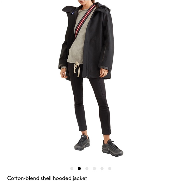 TEMPLA Cotton-blend shell hooded jacket - Picture 1 of 6